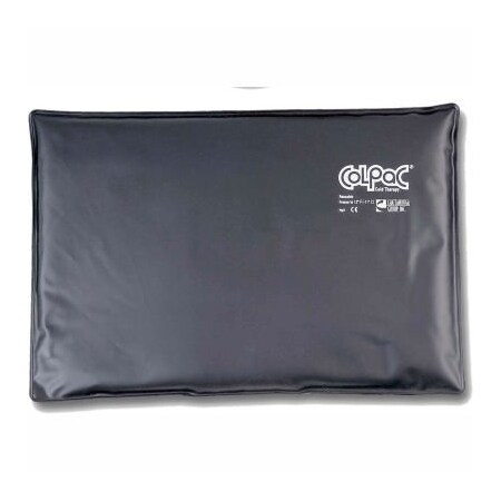 Fabrication Enterprises ColPaC Heavy-Duty Black Urethane Reusable Cold Pack, Oversize 12-1/2" x 18-1/2", 12/PK 00-1556-12